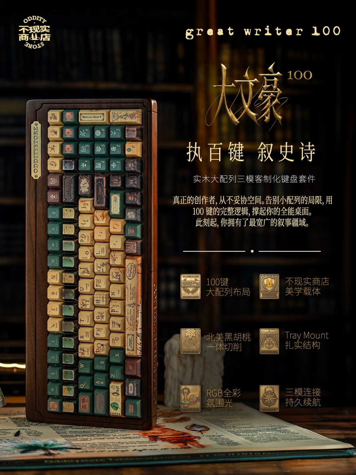 Great Writer 100KeyboardsCreative Showcase