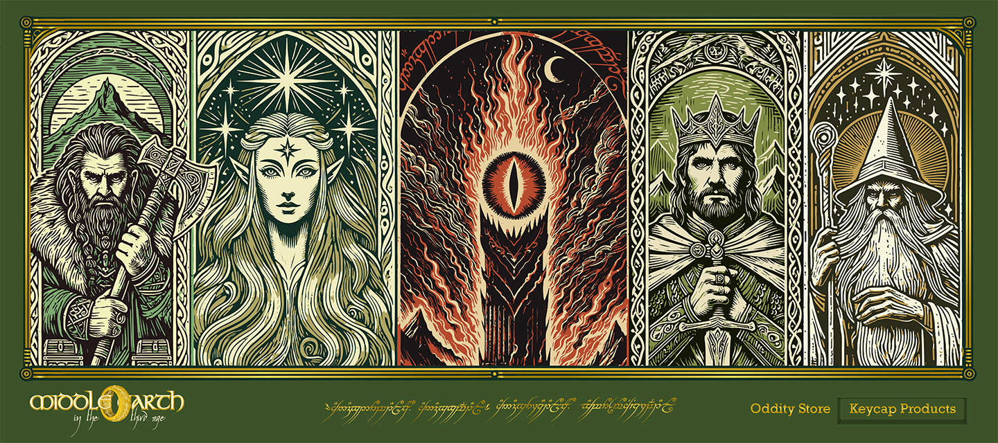 Middle Earth Desk Mat