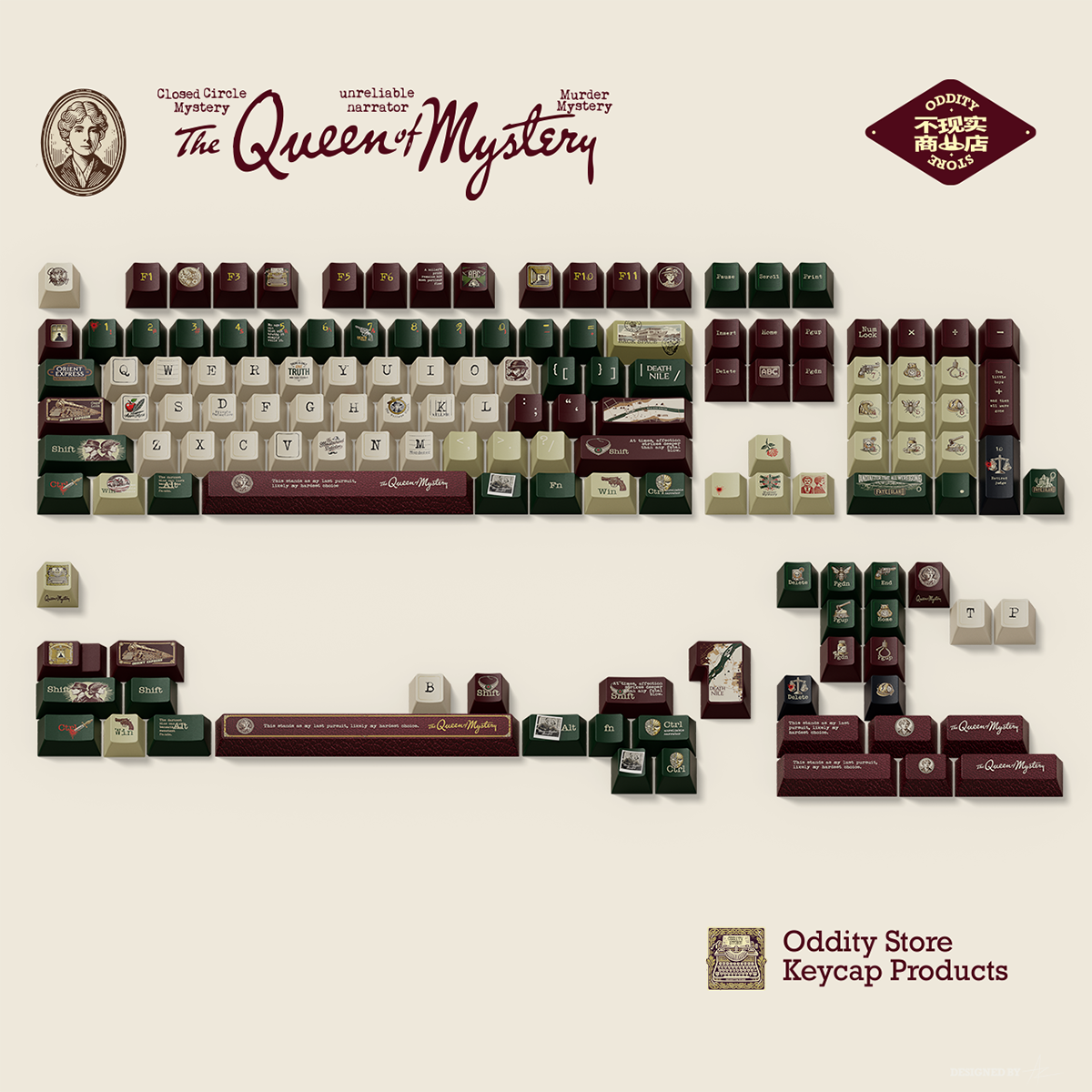 Mystery Queen Scheme Keycap